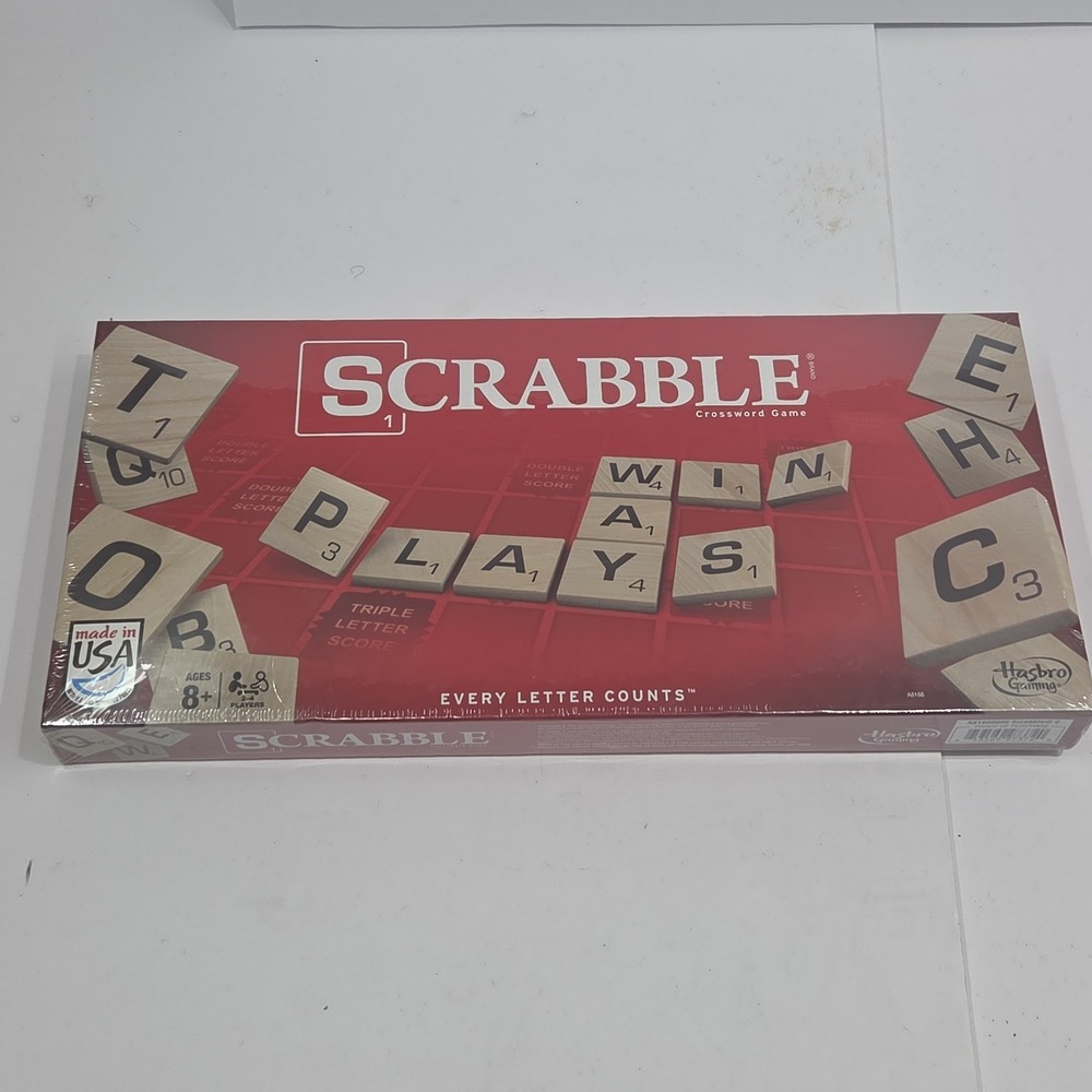 Scrabble Board Game 2013 Hasbro Gaming Crossword New‎ Factory Sealed USA
